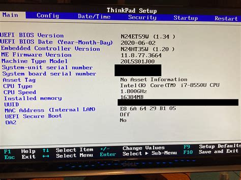 lenovo uefi drive not working